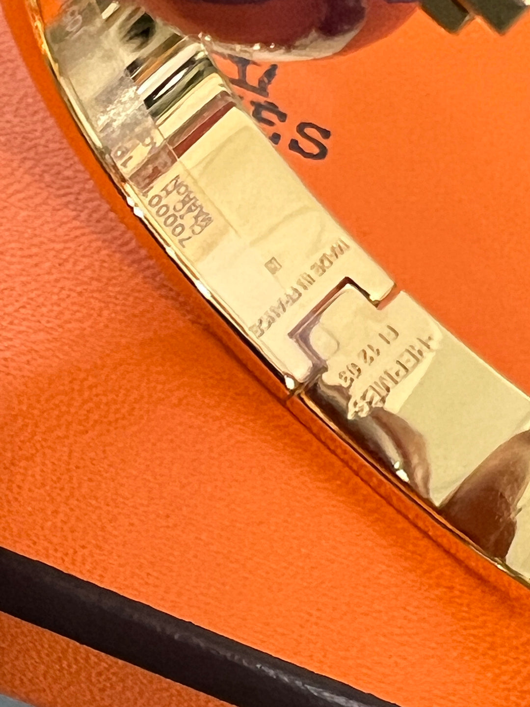HERMÈS CLIC CLAC H ENAMEL BRACELET PM