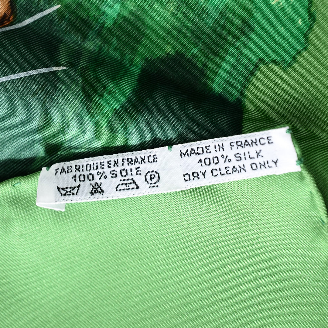 HERMÈS CONCERTO CARRE DE PARIS BY JEAN LOUIS CLERC SILK SCARF