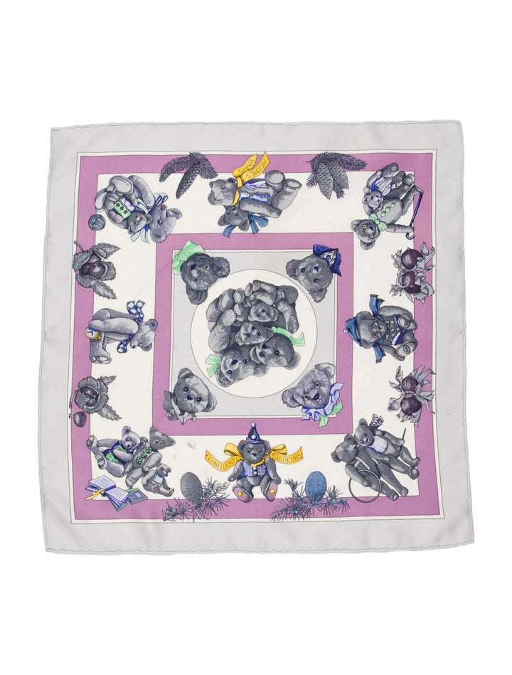 HERMÈS VINTAGE CONFIDENTS DES COEURS SILK SCARF