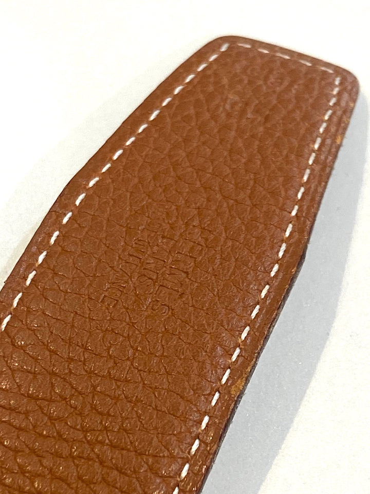 HERMÈS CONSTANCE H REVERSIBLE TOGO LEATHER BELT
