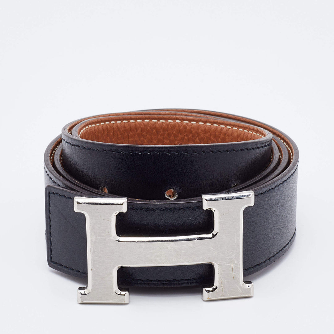 HERMÈS CONSTANCE H REVERSIBLE TOGO LEATHER BELT