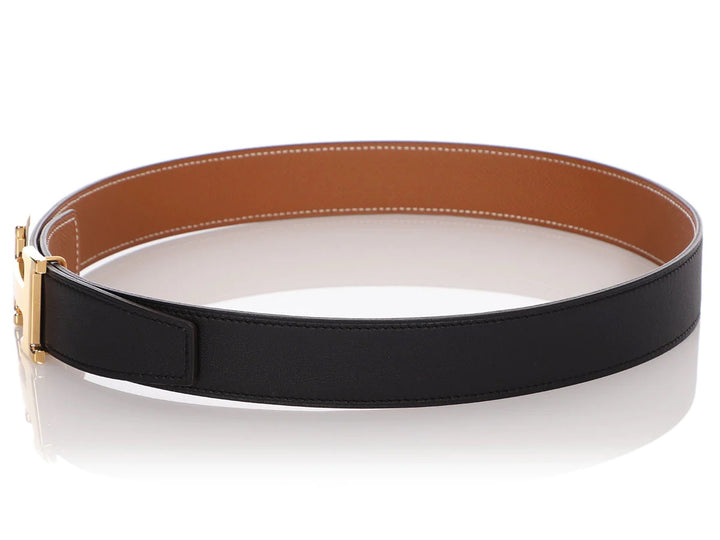 HERMÈS CONSTANCE H REVERSIBLE LEATHER BELT