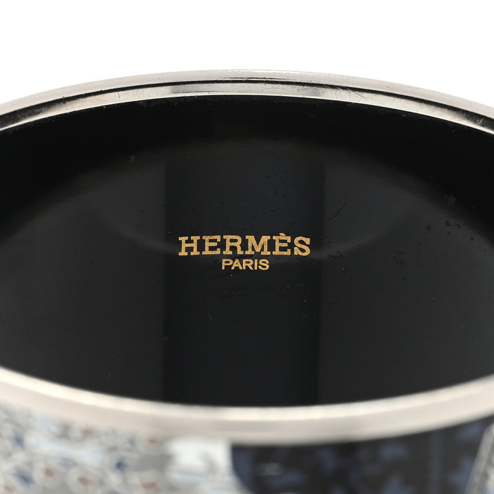 HERMÈS ENAMEL CACHEMIRE DE TAMARA EXTRA WIDE BRACELET