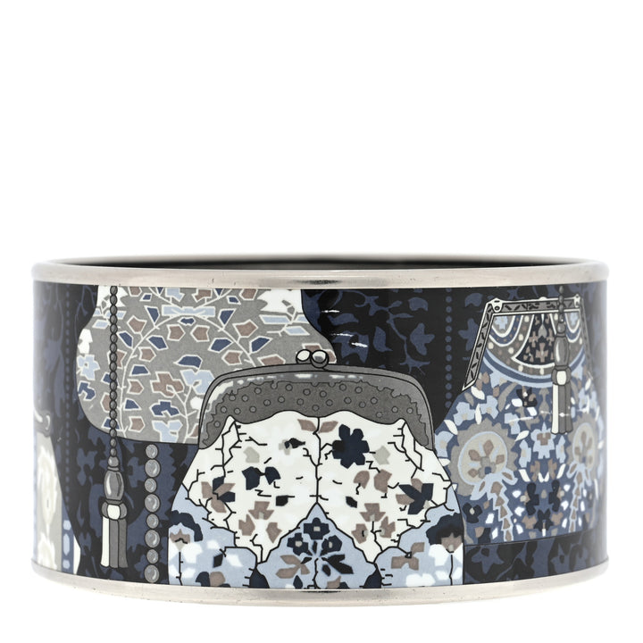 HERMÈS ENAMEL CACHEMIRE DE TAMARA EXTRA WIDE BRACELET