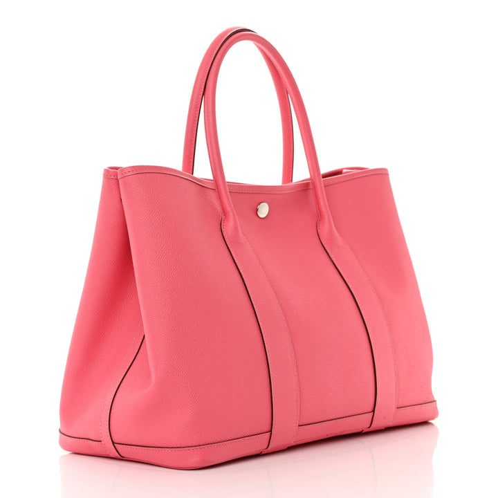 HERMÈS EPSOM LEATHER GARDEN PARTY 36 MM BAG ROSE AZALEE
