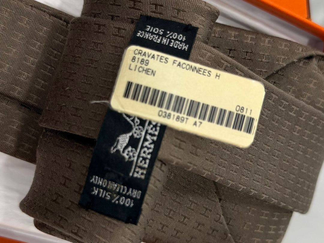HERMÈS FAÇONNÉE H SILK TIE