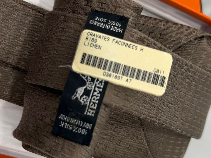 HERMÈS FAÇONNÉE H SILK TIE