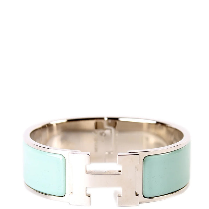 HERMÈS CLIC CLAC H ENAMEL WIDE CUFF BRACELET
