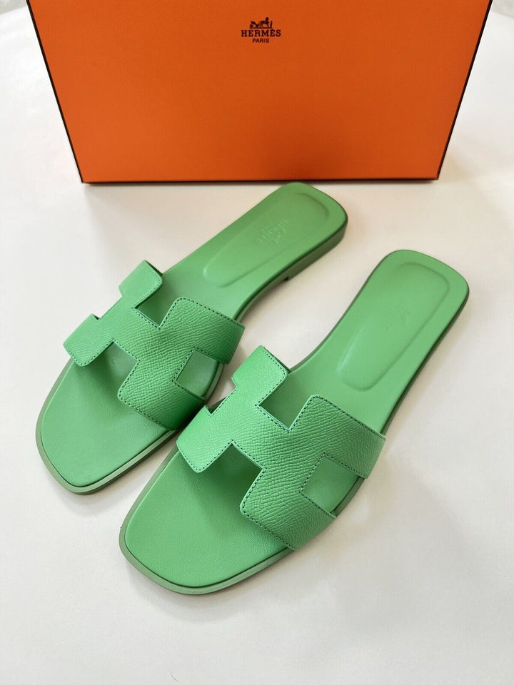 HERMÈS ORAN SANDALS EPSOM LEATHER