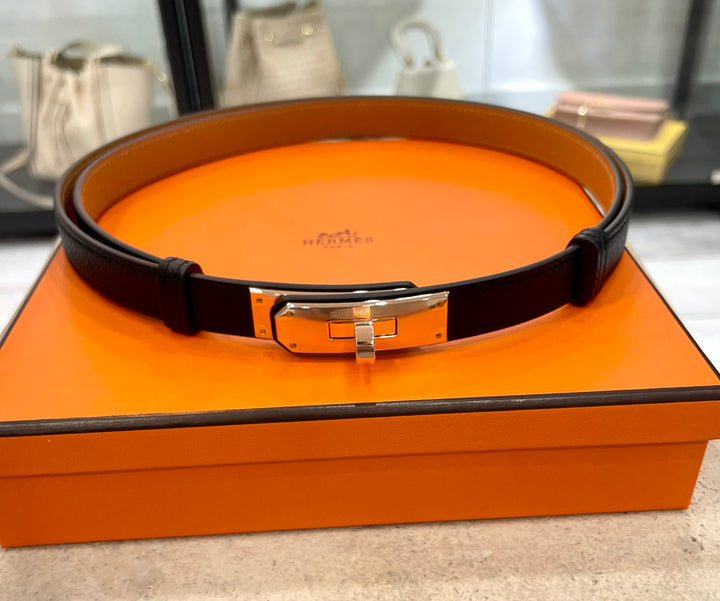 HERMÈS KELLY EPSOM CALFSKIN 18K ROSE GOLD PLATED BELT