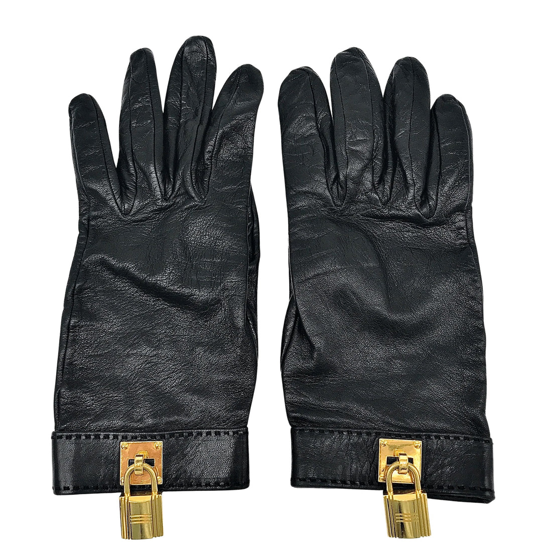 HERMÈS KELLY CONSTANCE LAMBSKIN LEATHER CHARM GLOVES – Caroline
