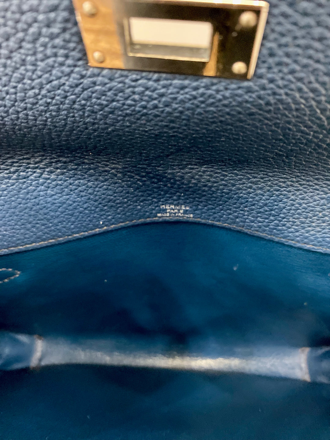 HERMÈS KELLY DEPECHES 25 TOGO LEATHER POUCH/CUTCH BAG