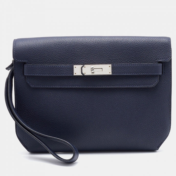 HERMÈS KELLY DEPECHES 25 TOGO LEATHER POUCH/CUTCH BAG