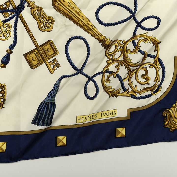 HERMÈS KEYS LES CLES SILK SCARF
