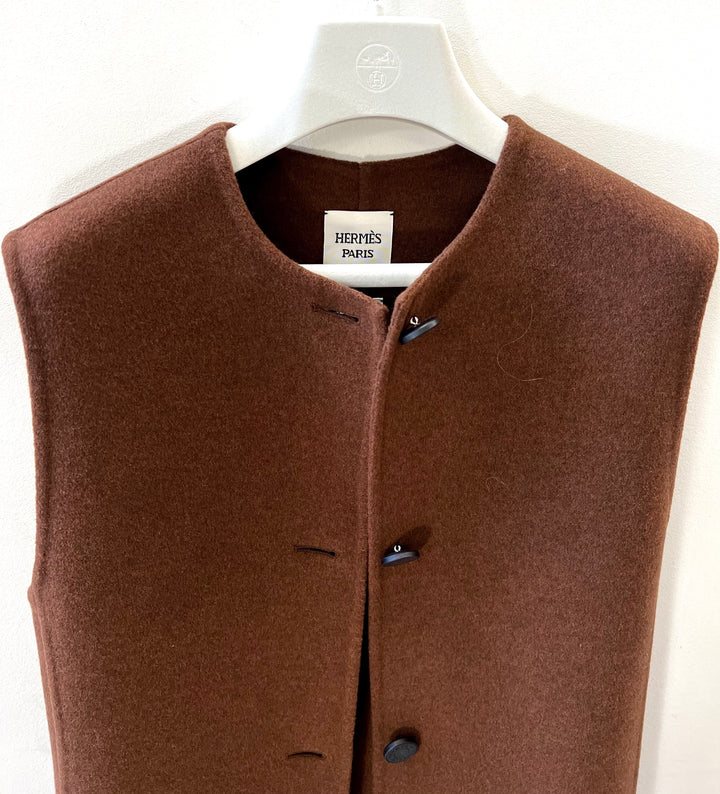 HERMÈS CASHMERE LONG JACKET