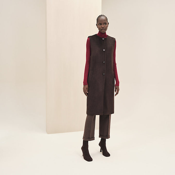 HERMÈS CASHMERE LONG JACKET
