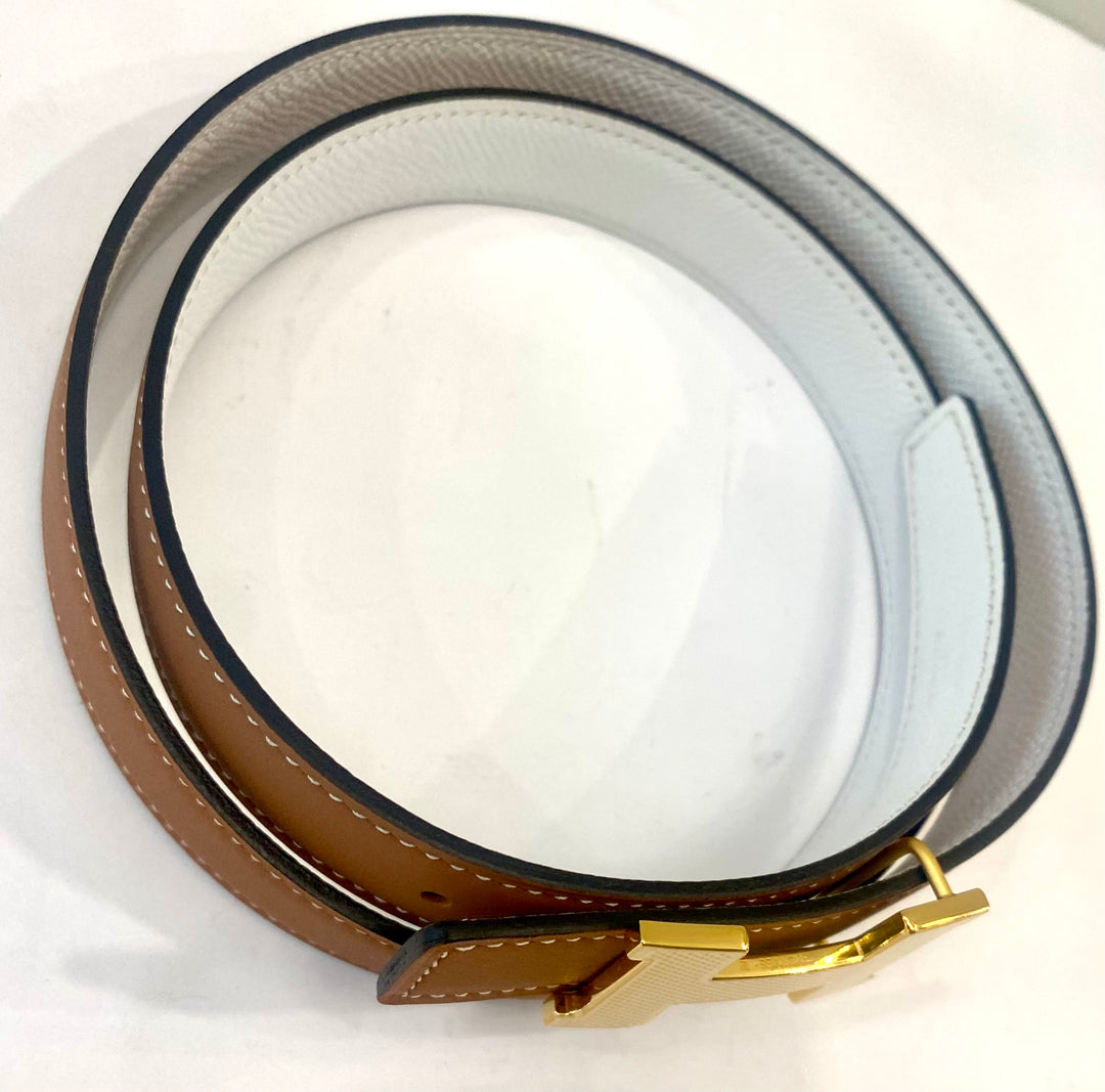HERMÈS MINI H REVERSIBLE BELT