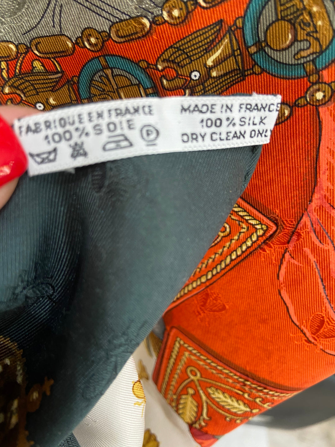 HERMÈS NAPOLEON JACQUARD BY PHILIPPE LEDOUX SILK SCARF