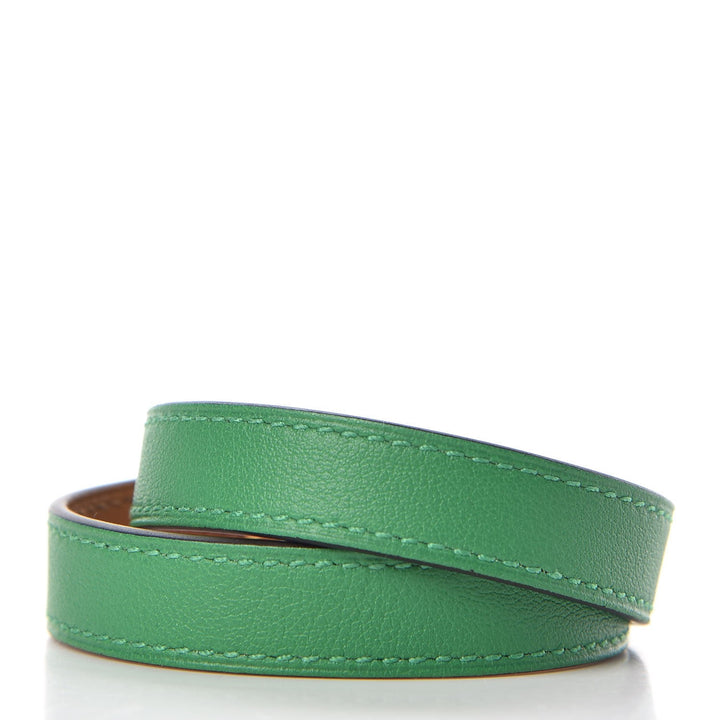 HERMÈS KELLY DOUBLE TOUR SWIFT LEATHER BRACELET