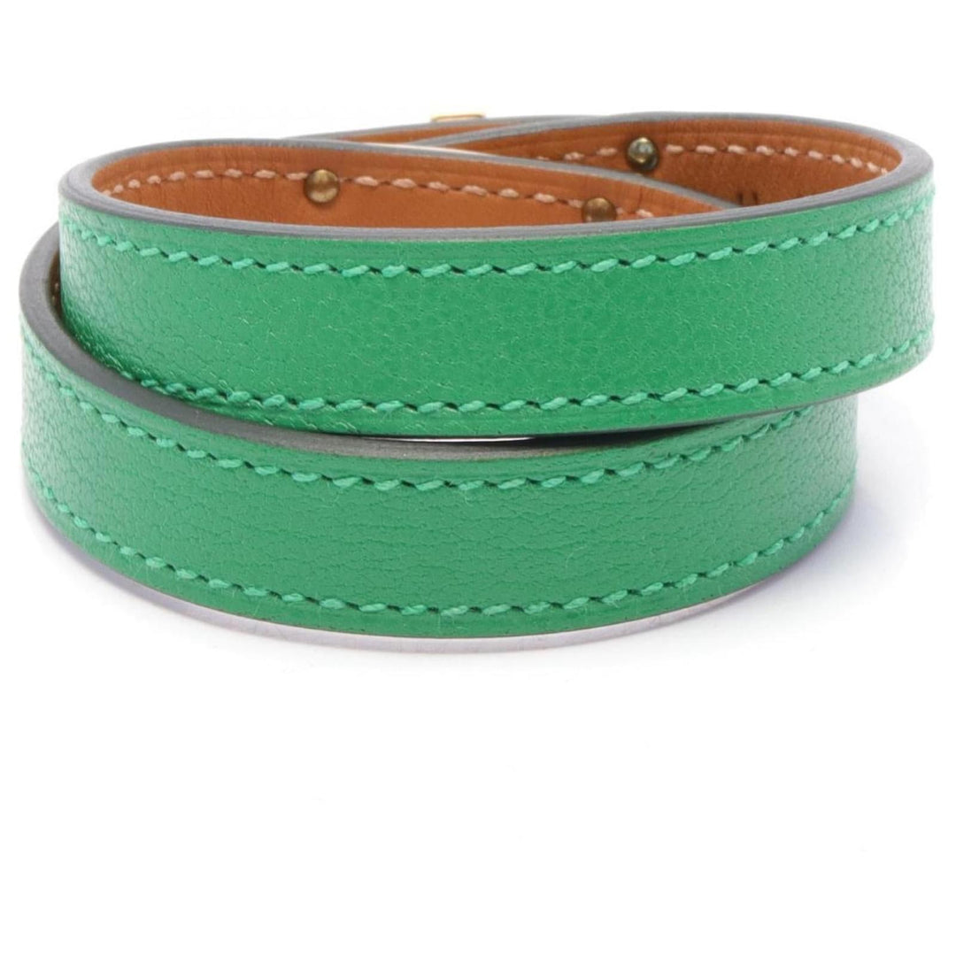 HERMÈS KELLY DOUBLE TOUR SWIFT LEATHER BRACELET