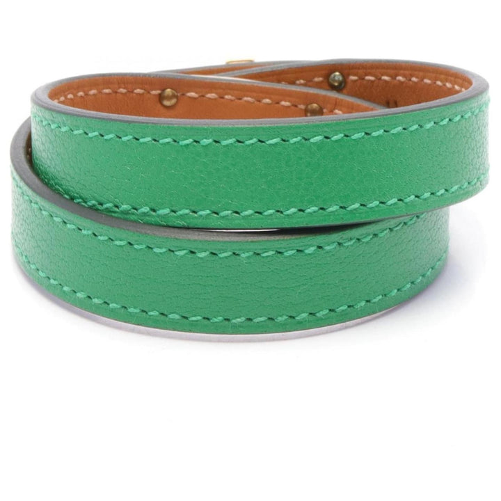 HERMÈS KELLY DOUBLE TOUR SWIFT LEATHER BRACELET