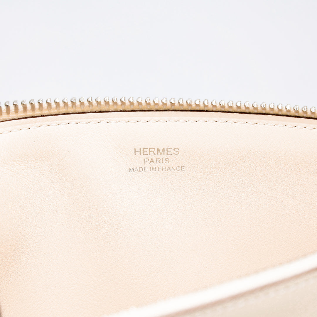 HERMÈS SWIFT LEATHER BAZAR IN &amp; OUT POUCH