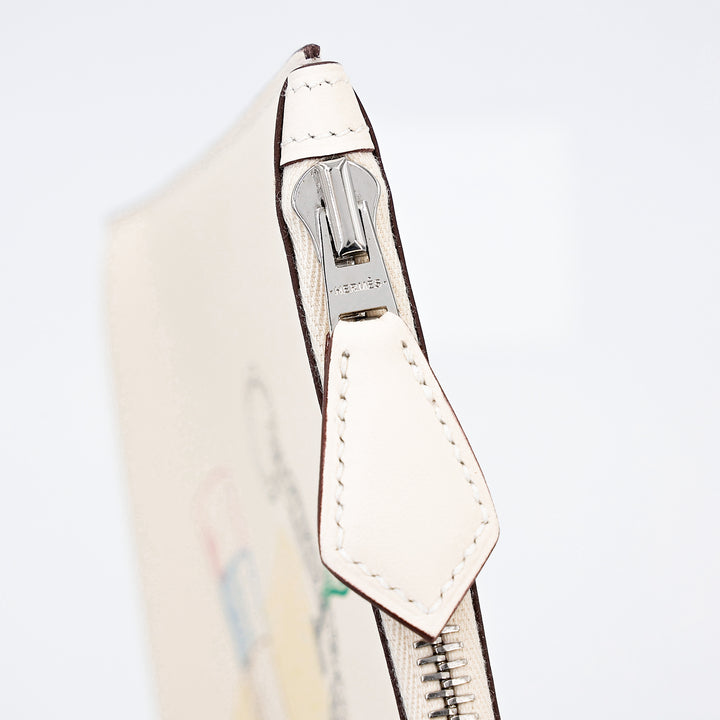 HERMÈS SWIFT LEATHER BAZAR IN &amp; OUT POUCH