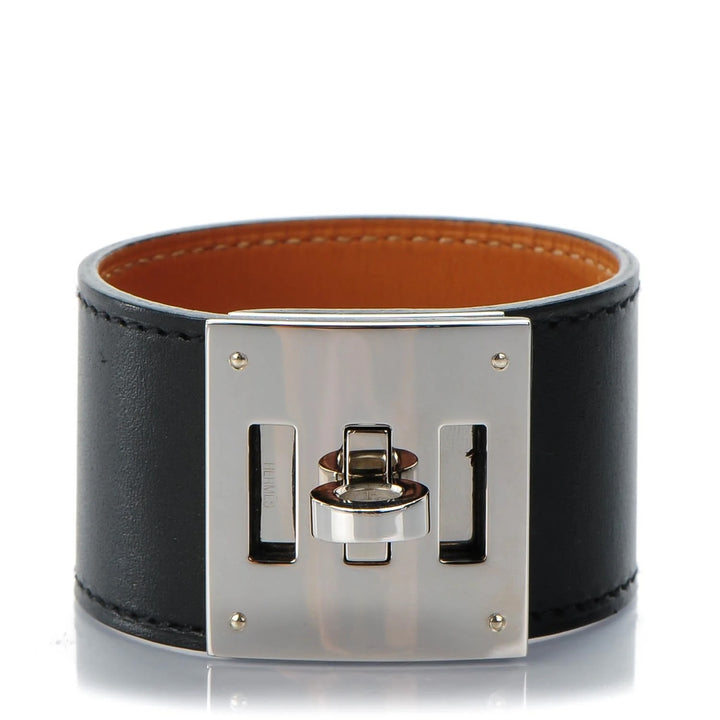 HERMÈS KELLY SWIFT LEATHER CUFF BRACELET