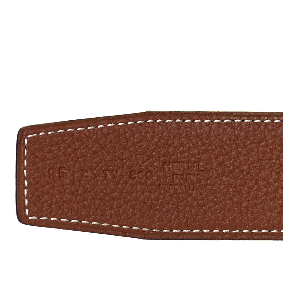 HERMÈS SWIFT TOGO 42MM CONSTANCE H LEATHER BELT