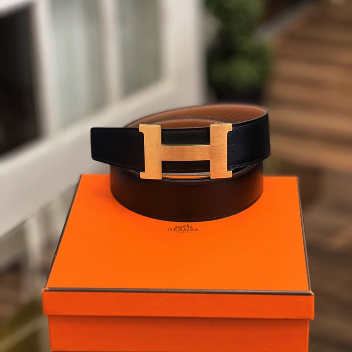 HERMÈS SWIFT TOGO 42MM CONSTANCE H LEATHER BELT