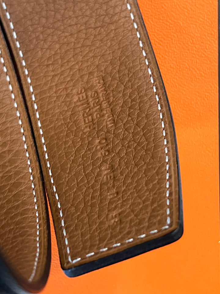 HERMÈS SWIFT TOGO 42MM CONSTANCE H LEATHER BELT