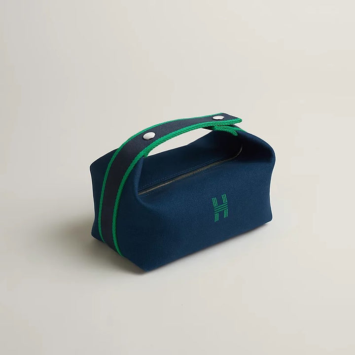 HERMÈS BRIDE-A-BRAC SMALL VANITY TRAVEL CASE – MARINE