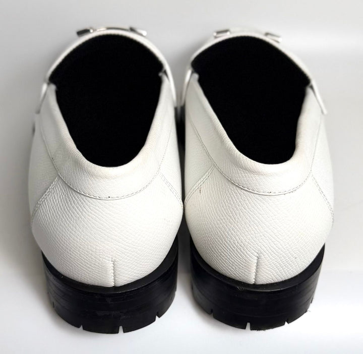 HERMÈS FAUBORG EPSOM CALFSKIN LEATHER LOAFERS