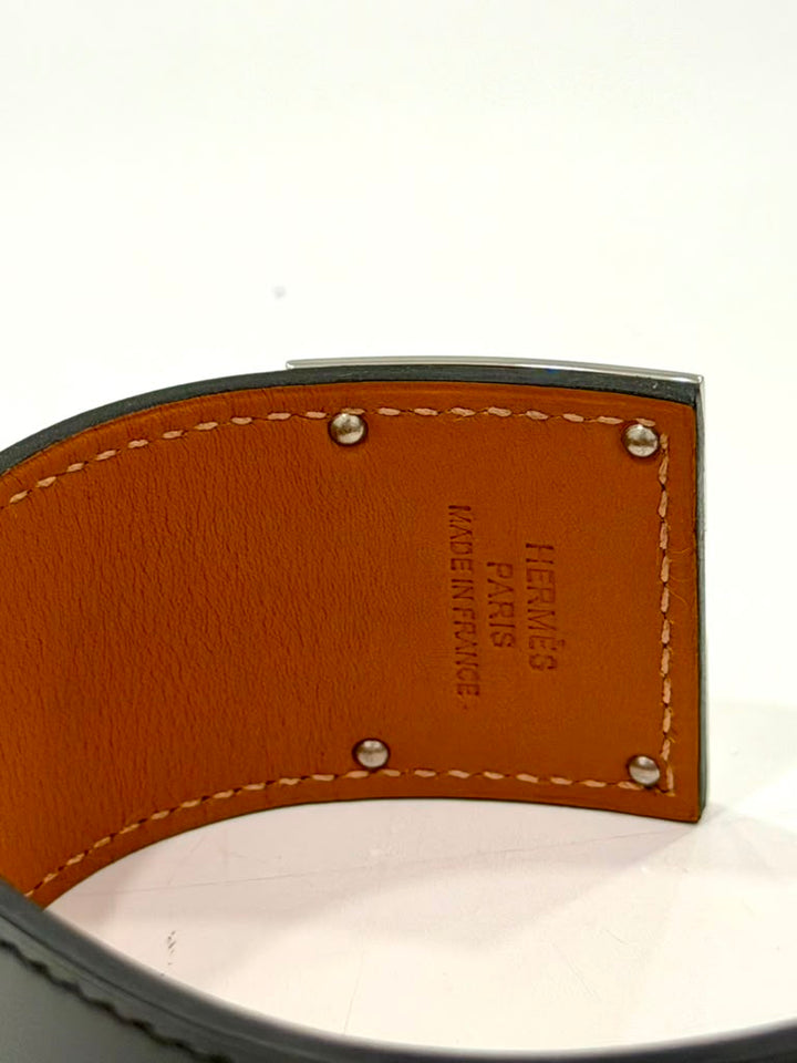 HERMÈS KELLY SWIFT LEATHER CUFF BRACELET