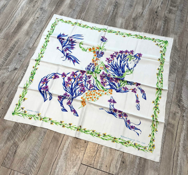 HERMÈS CHEVAL FLEURI LIMITED EDITION SCARF