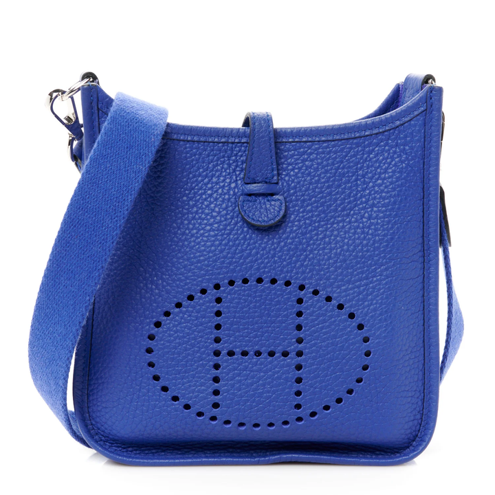 HERMÈS EVELYNE TPM TAURILLON CLEMENCE LEATHER CROSSBODY BAG