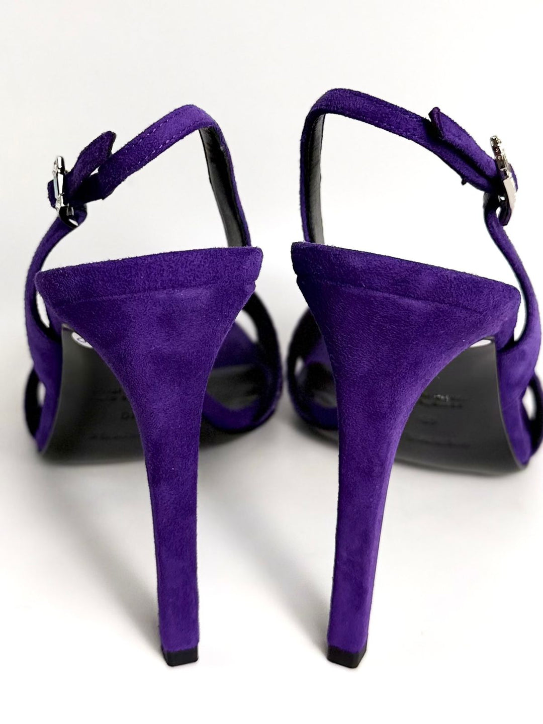 HERMÈS SUEDE GOATSKIN LEATHER HOLY 105 SANDALS