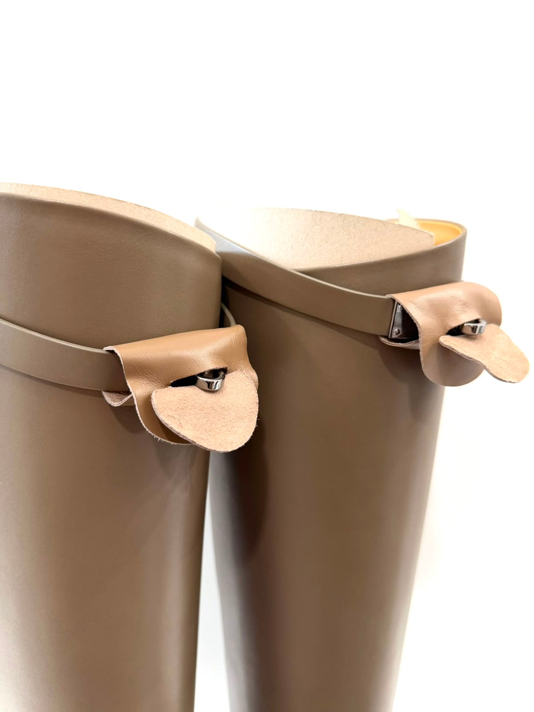 HERMÈS BOX CALFSKIN LEATHER JUMPING RIDING BOOTS