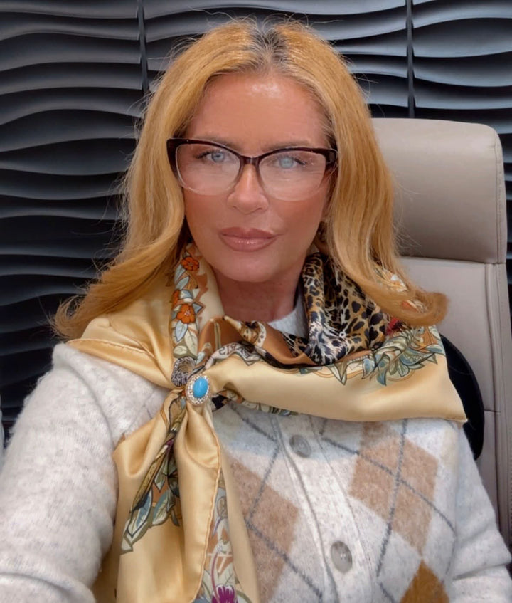 HERMÈS “JUNGLE LOVE” SILK TWILL CARRÉ SCARF