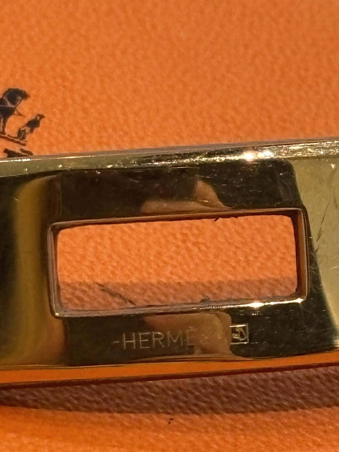 HERMÈS MINI KELLY DOUBLE TOUR EPSOM CALFSKIN LEATHER BRACELET
