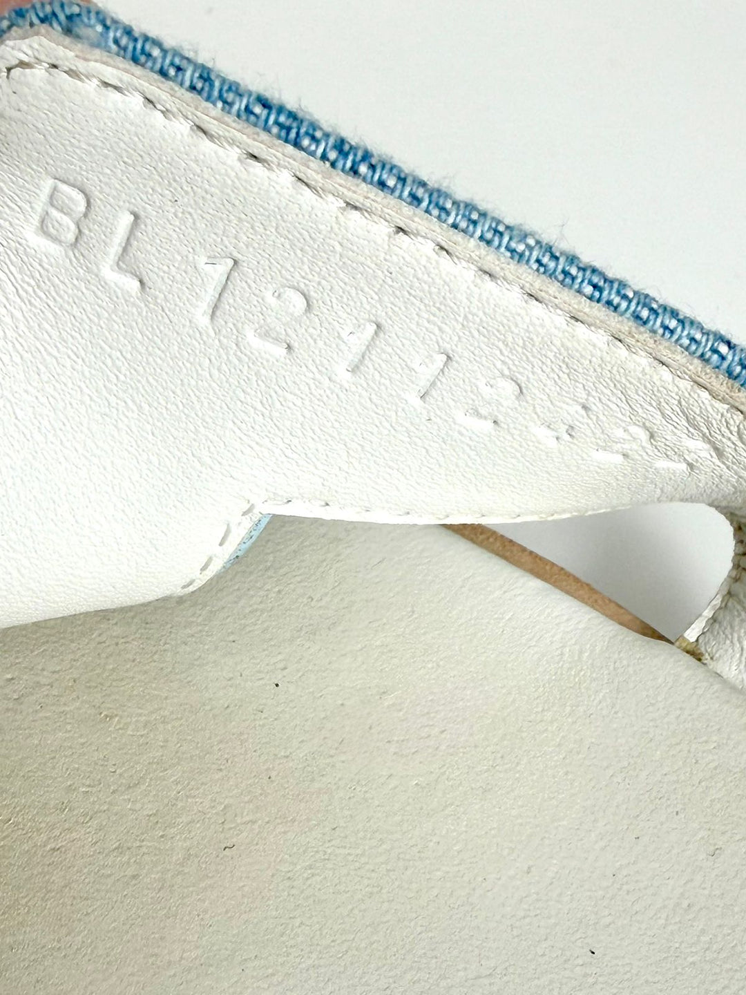 HERMÈS ORAN DENIM LEATHER MULES SANDALS