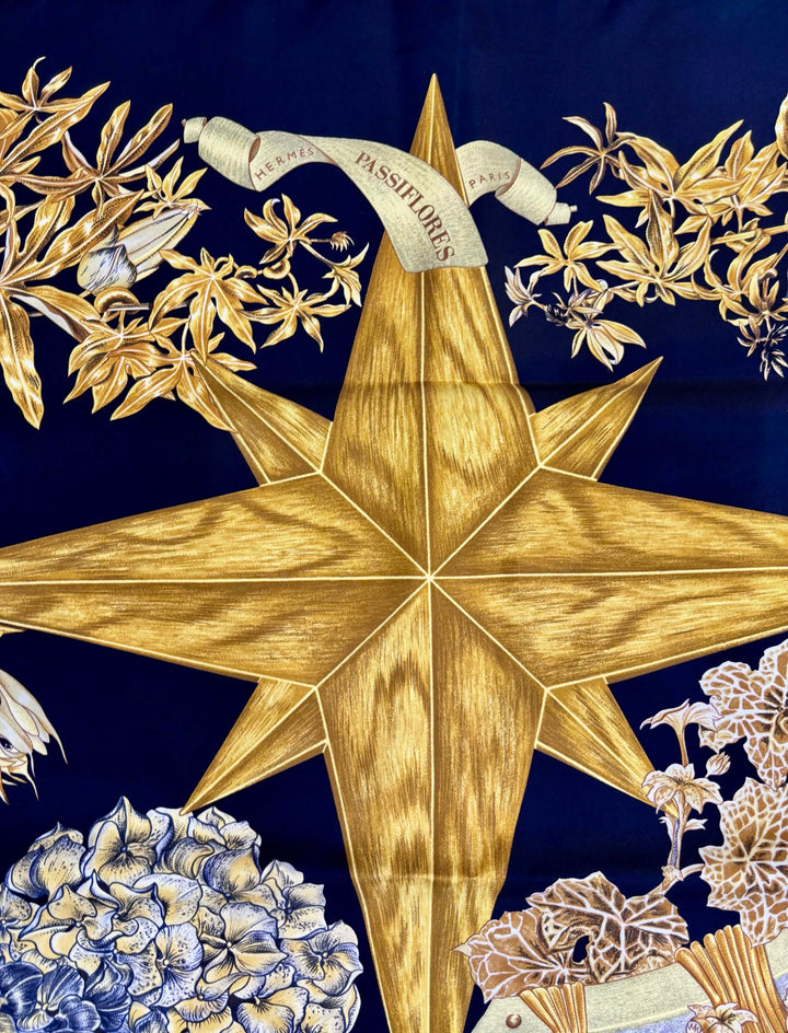 HERMÈS PASSIFLORES CARRÉ 90 SILK SCARF