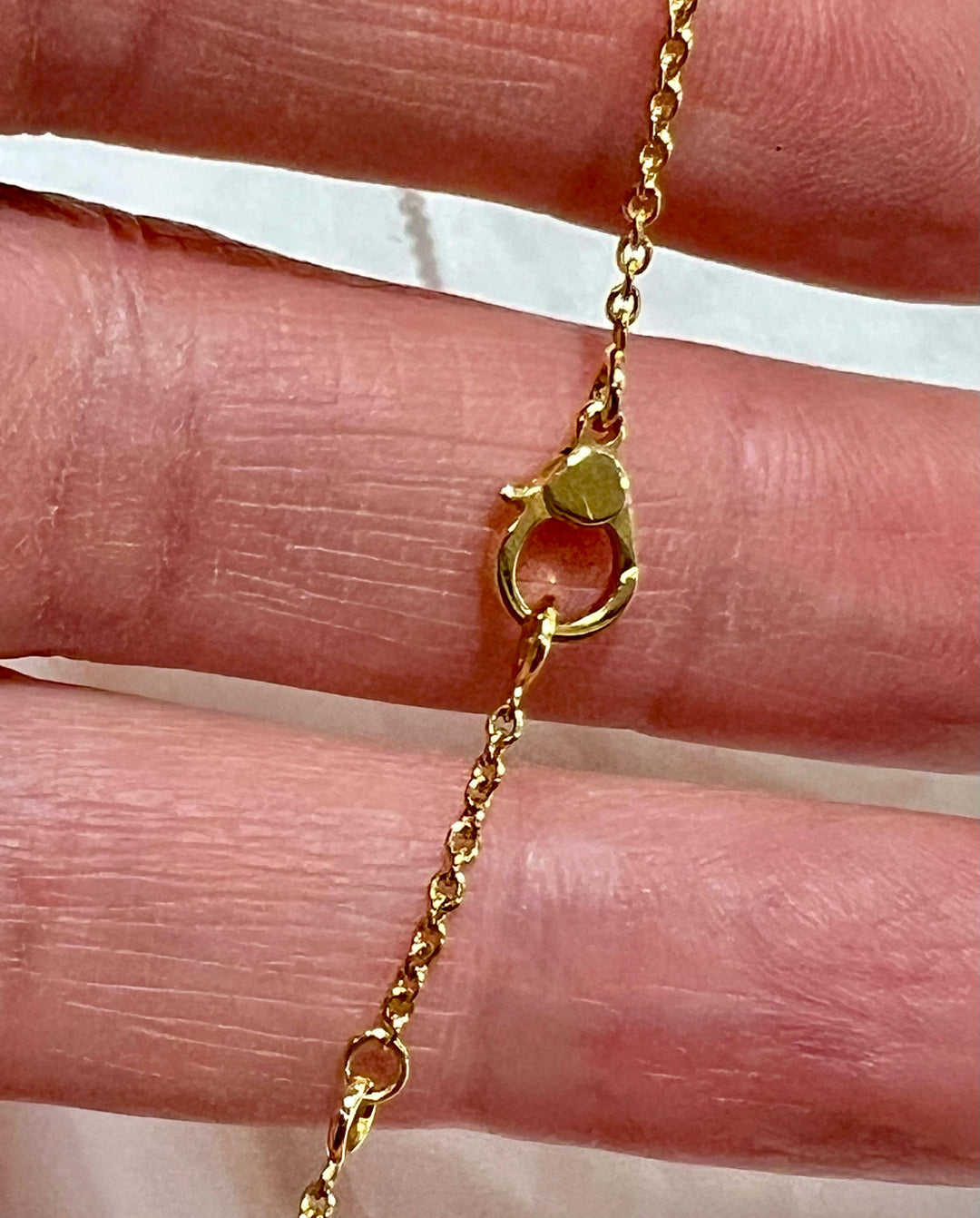 HERMÈS FINESSE PENDANT 18K ROSE GOLD DIAMOND NECKLACE