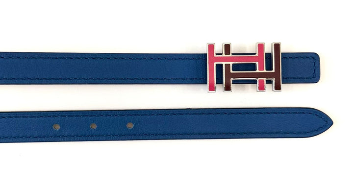 HERMÈS H AU CARRÉ 13MM REVERSIBLE LEATHER BELT