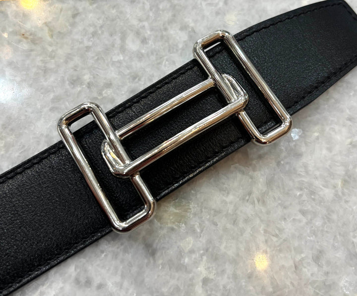 HERMÈS REVERSIBLE CALFSKIN LEATHER BELT