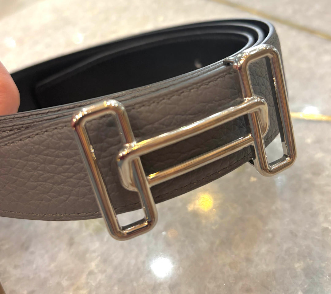 HERMÈS REVERSIBLE CALFSKIN LEATHER BELT