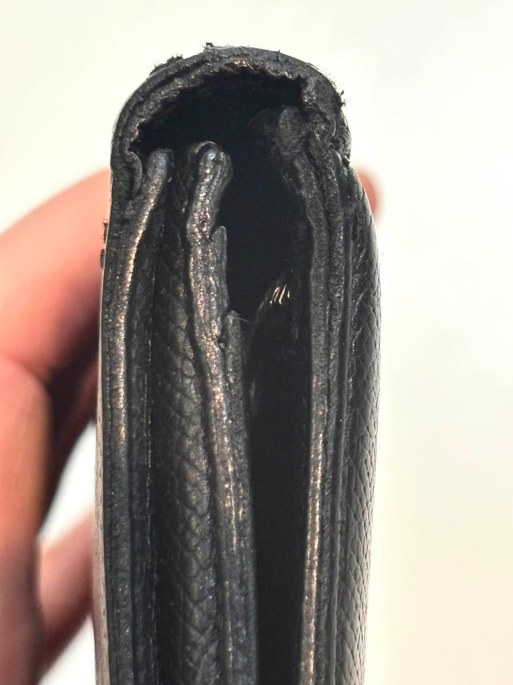 HERMÈS VINTAGE EPSOM LEATHER BEARN GUSSET WALLET