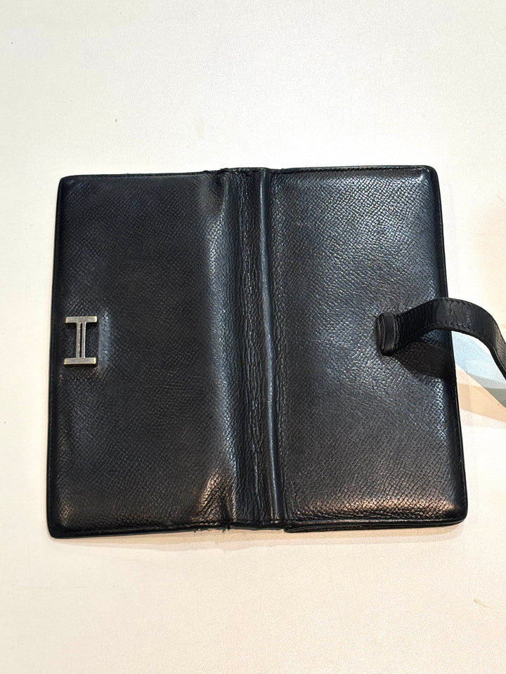 HERMÈS VINTAGE EPSOM LEATHER BEARN GUSSET WALLET