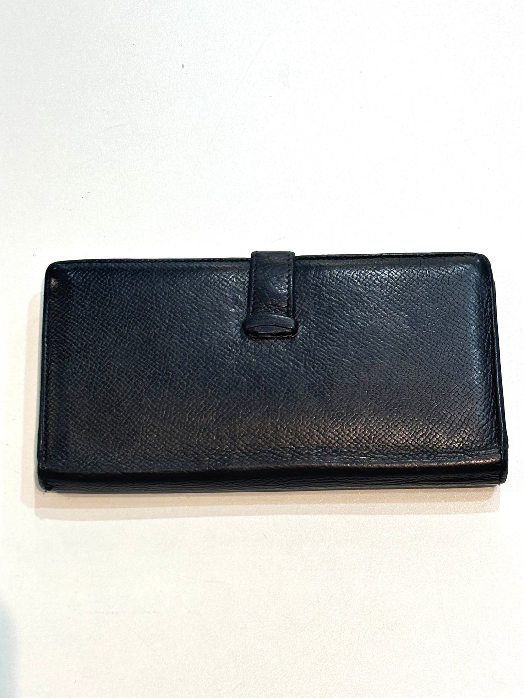 HERMÈS VINTAGE EPSOM LEATHER BEARN GUSSET WALLET