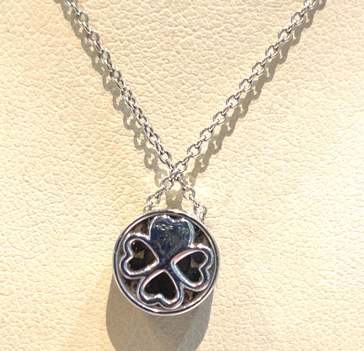 HEARTS ON FIRE FULFILLMENT 18K WHITE GOLD DIAMOND PENDANT NECKLACE
